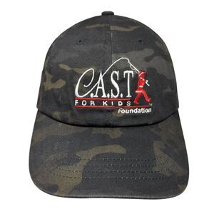 CAST For Kids Foundation Boat Captain Slideback Hat Camo OS Adjustable Yupoong
